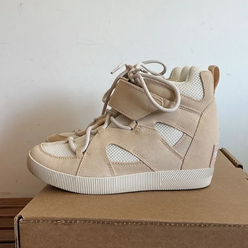 SOREL Out N About Sport Wedge Booties Nova Sand US Women 8/UK 5/EU 38.5